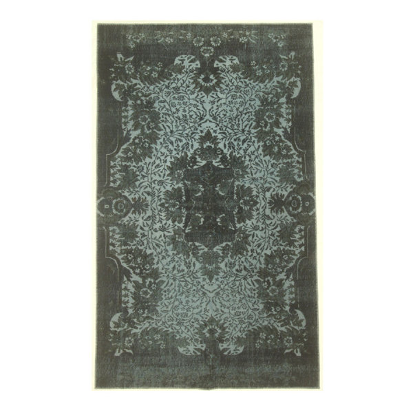 String Matter HandKnotted Light Blue Rug Wayfair
